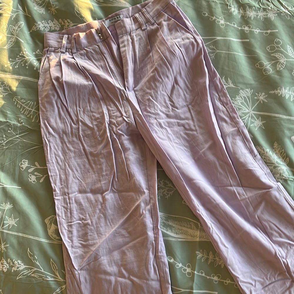 Lavender Linen Pants